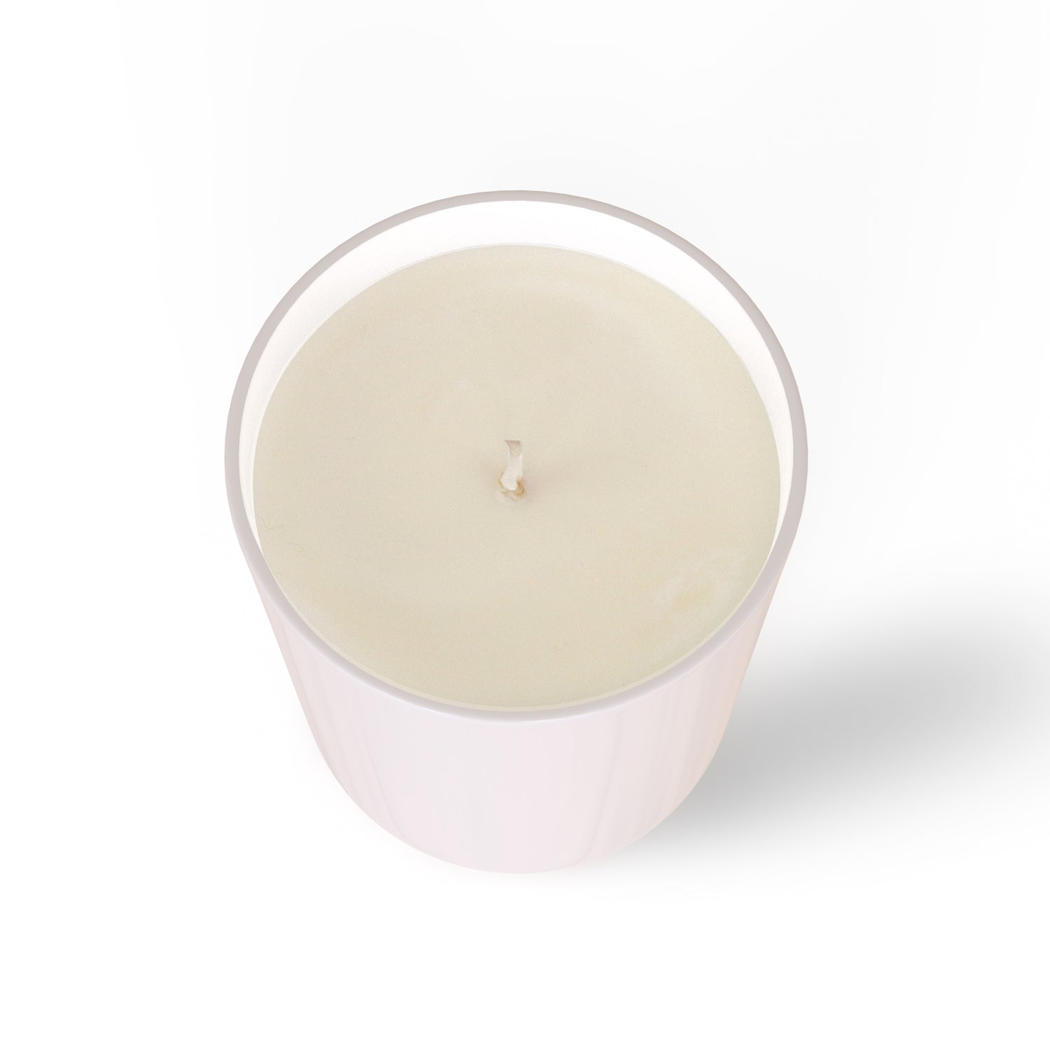 White Glass Bsoul Candle