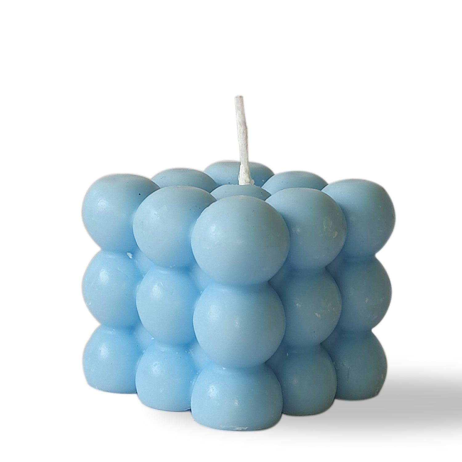 Blue Bubble Candle