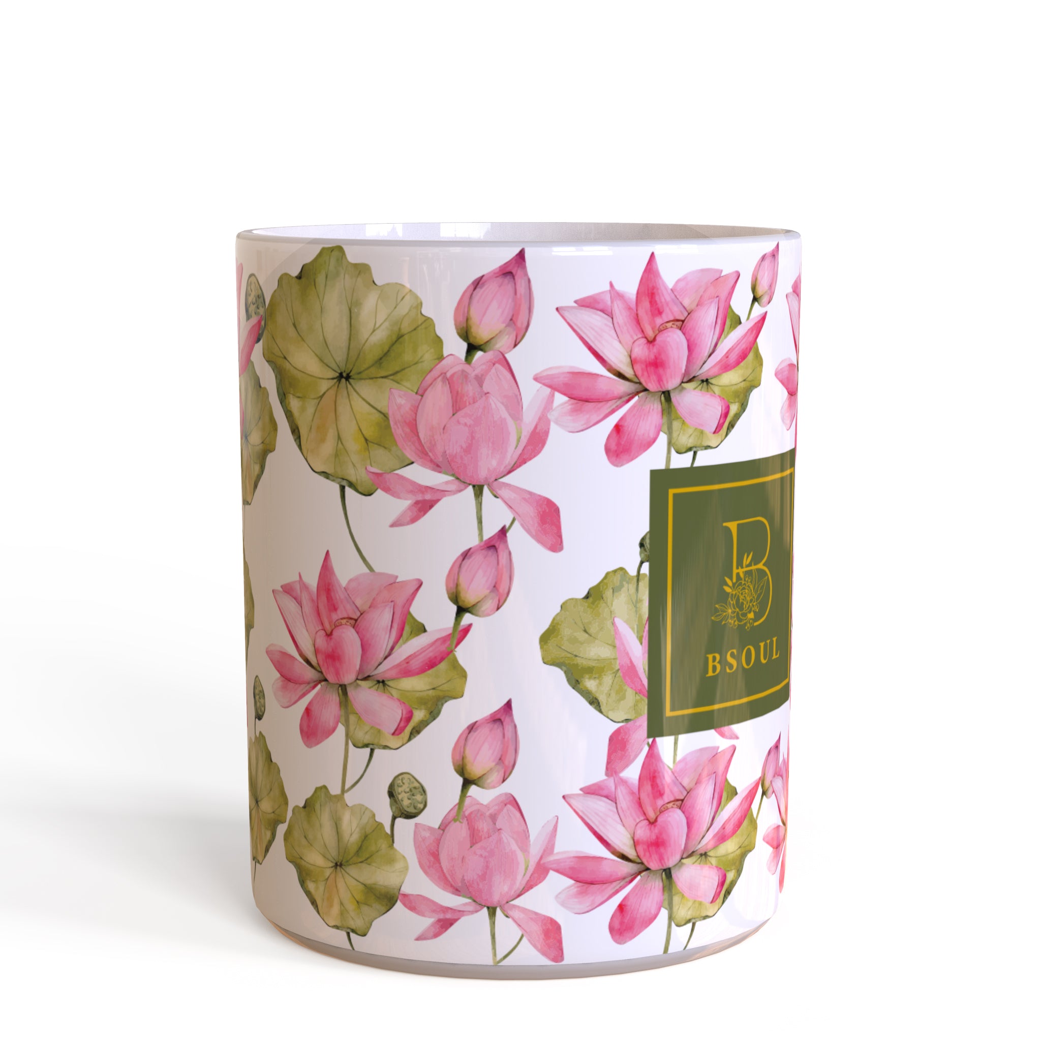 Green Lotus Candle-2