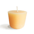 Amber Poppy Candle in Glass Holder-4