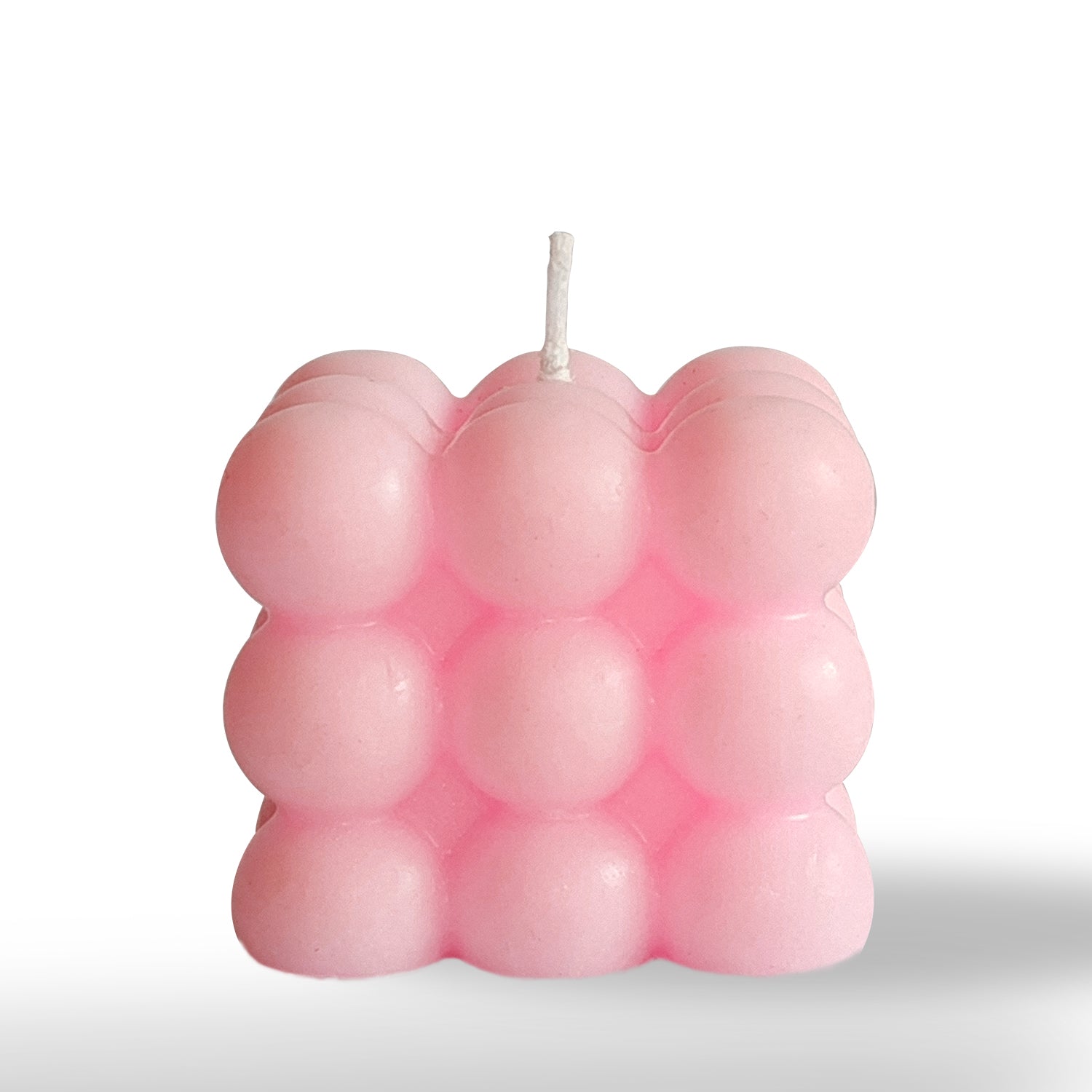 Pink Bubble Candle