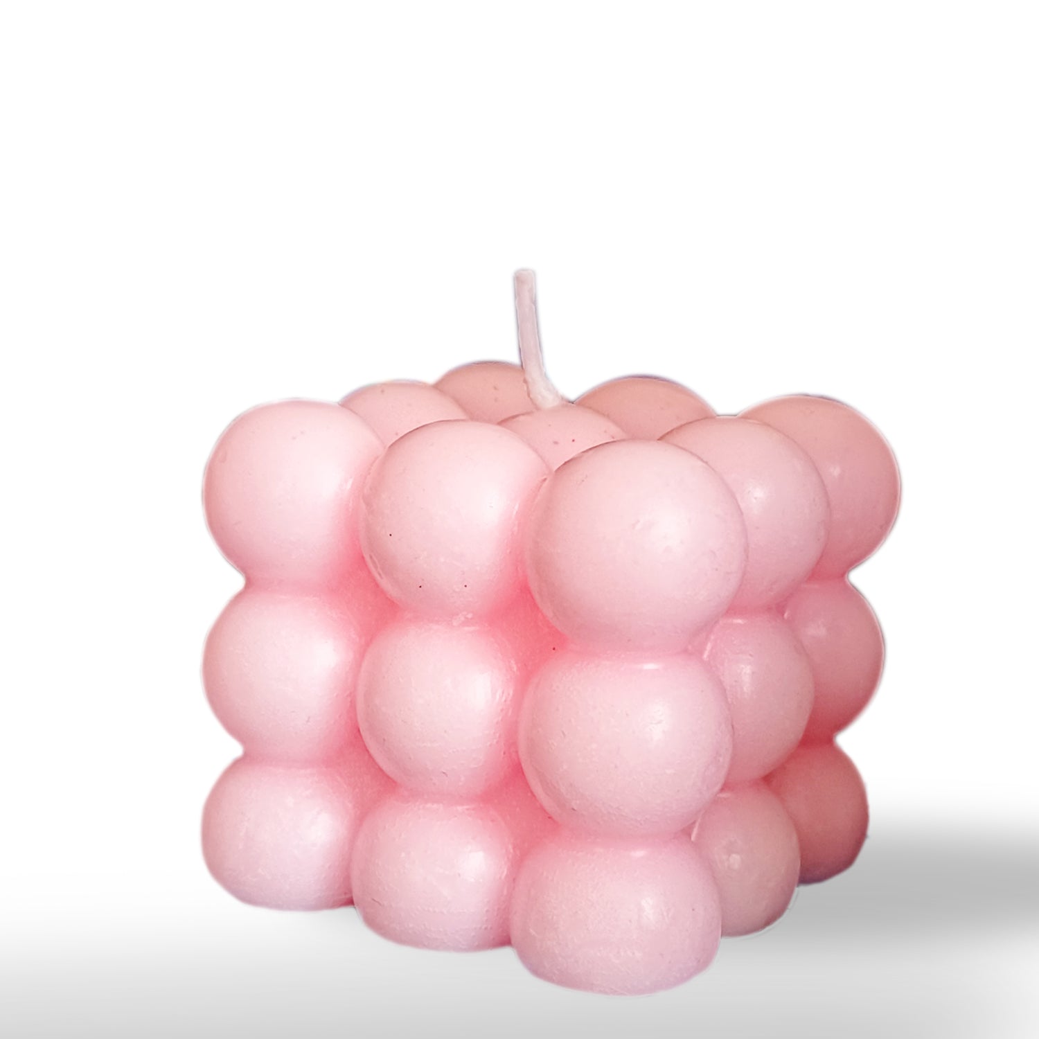 Pink Bubble Candle