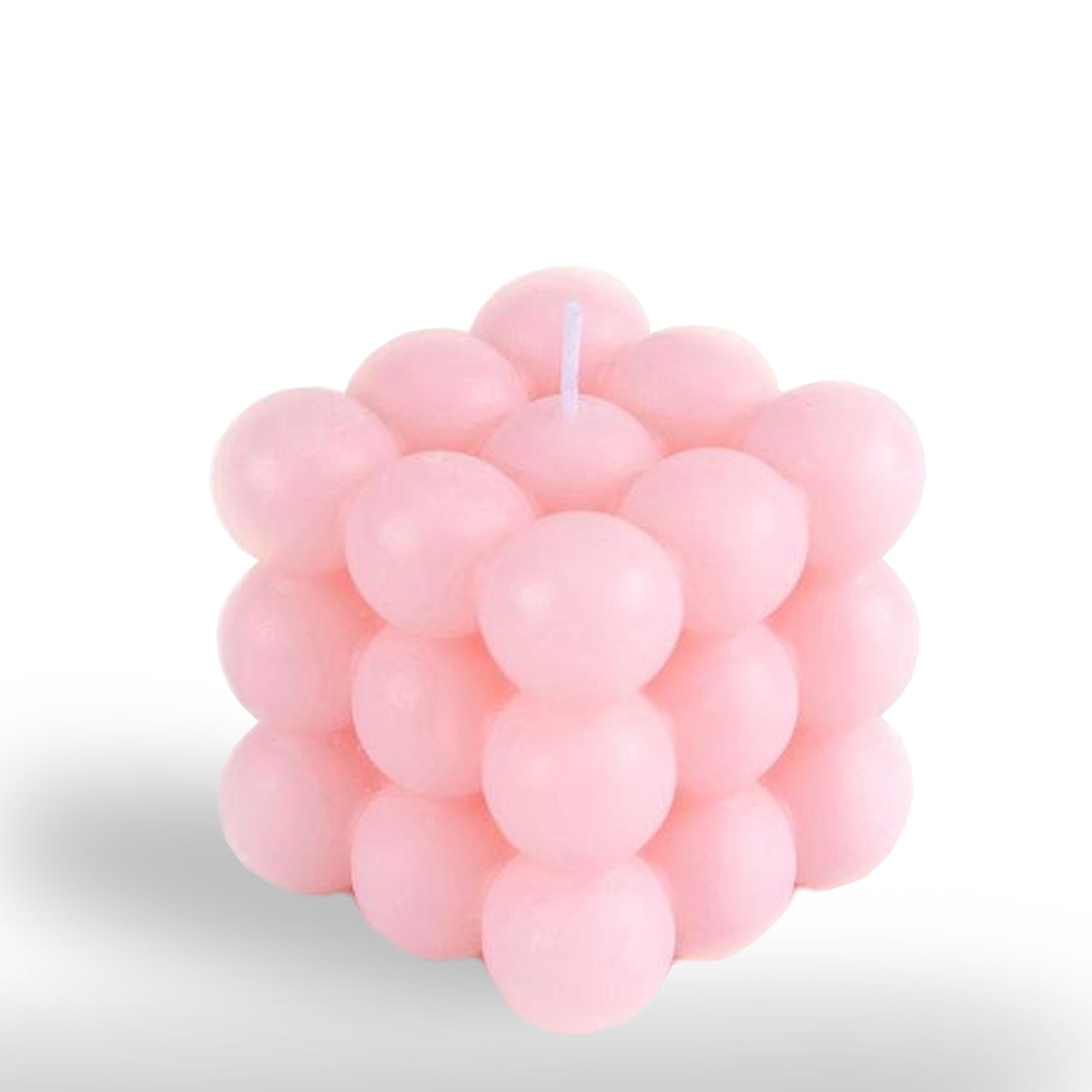 Pink Bubble Candle