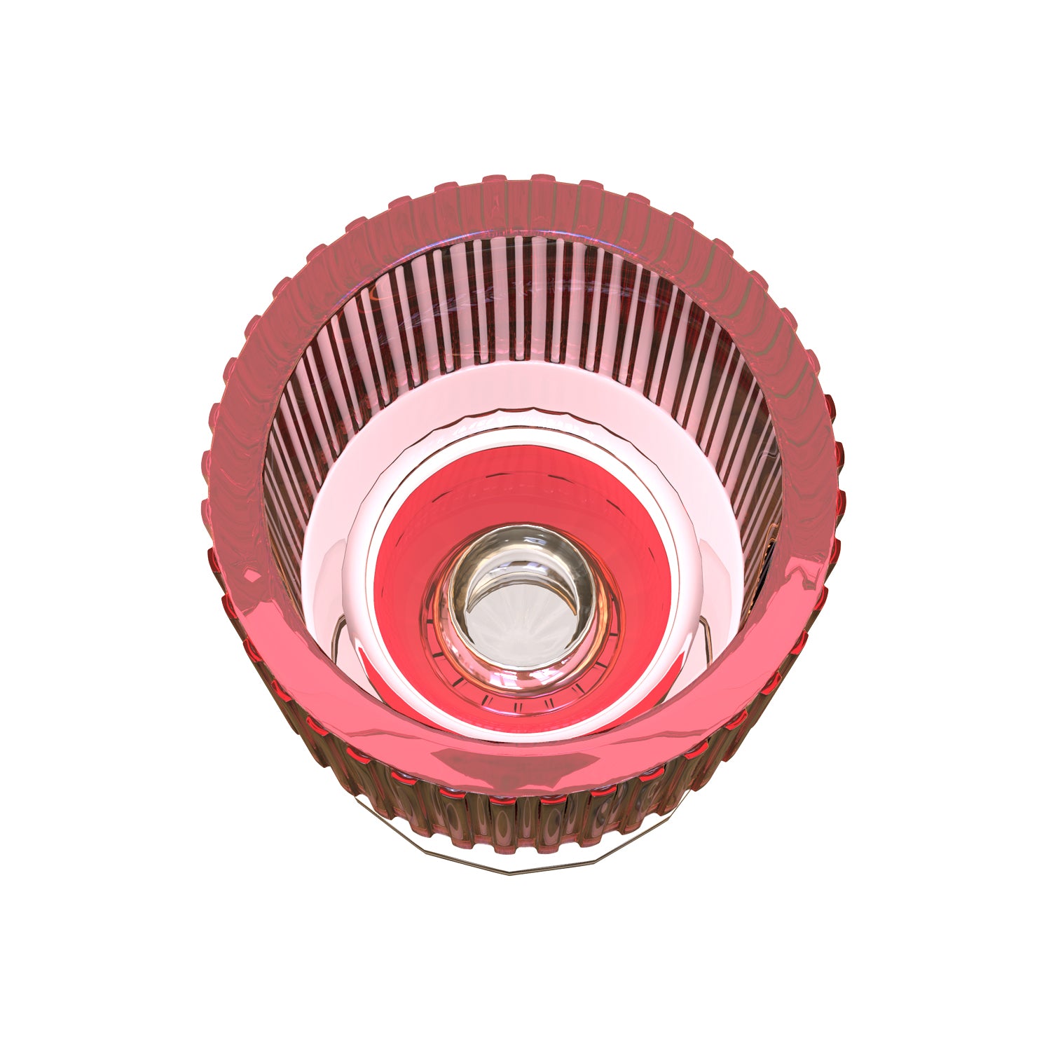 Pink Wine Glass Candle-3