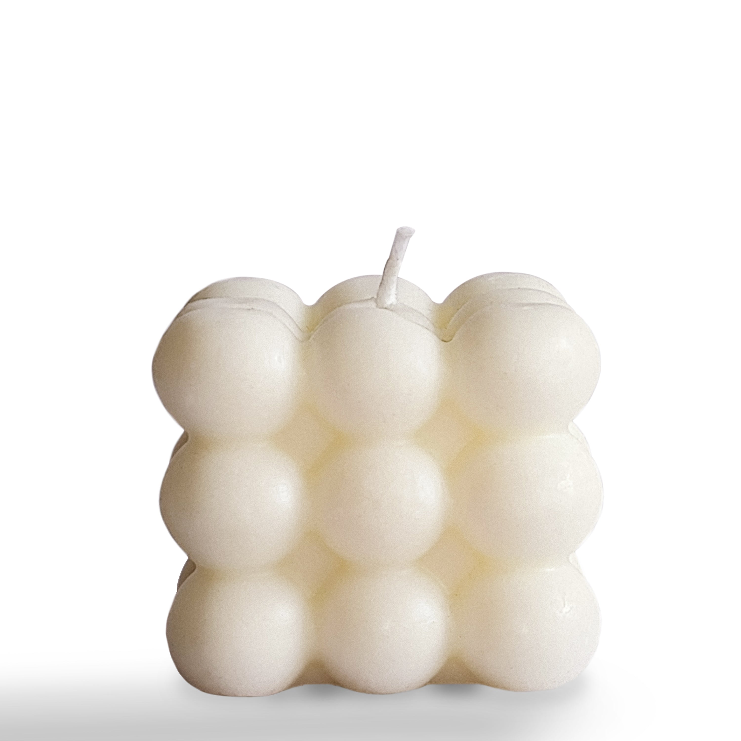 White Bubble Candle