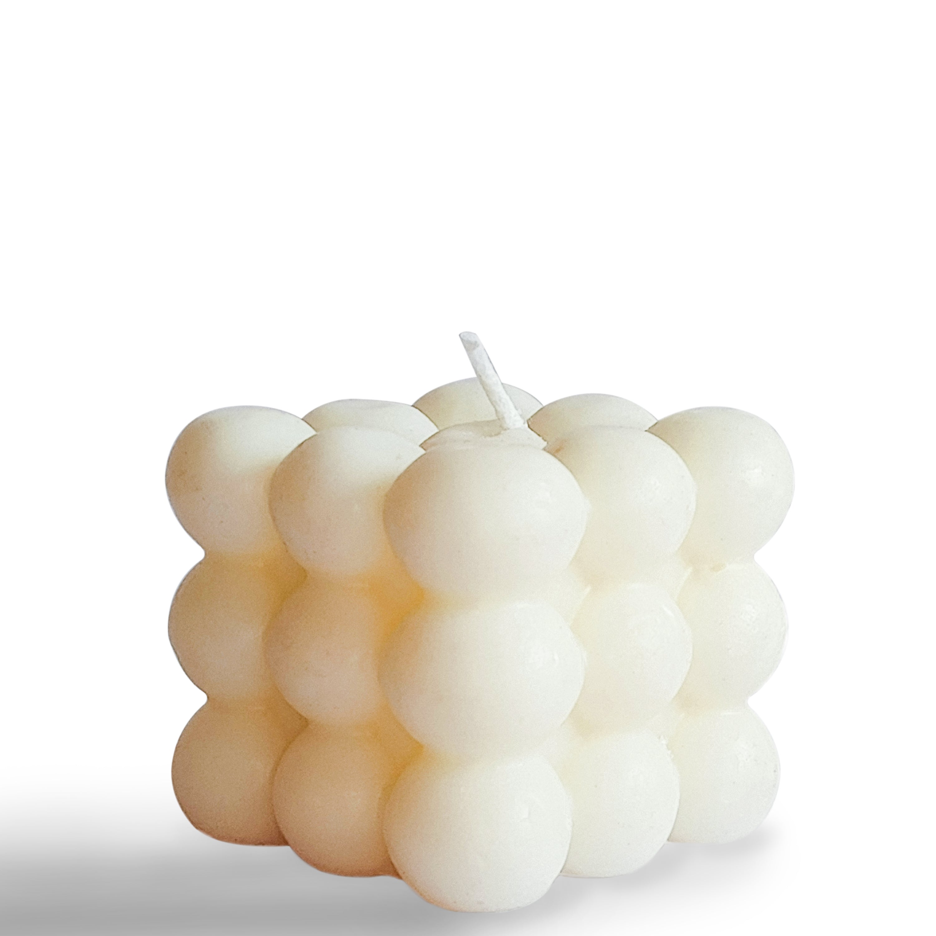 White Bubble Candle